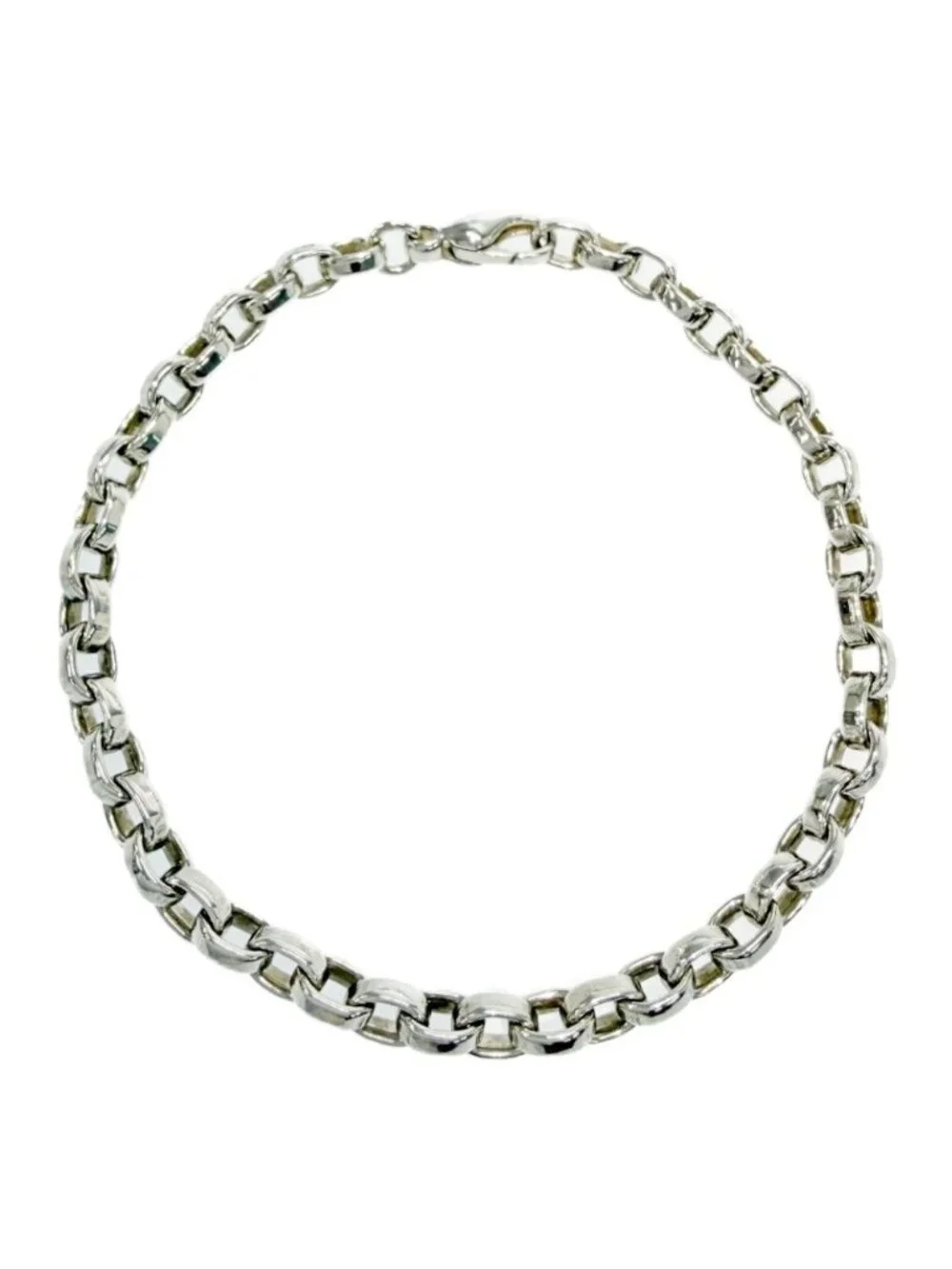 Tiffany & Co Silver Oval Link Chain Bracelet